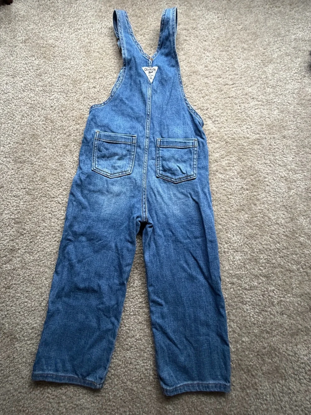OshKosh B'gosh Medium Blue Kids Denim Overalls